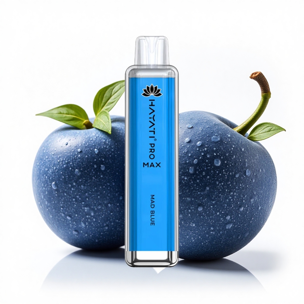 Hayati Pro Max 4000 Puff Çılgın Mavi LED Işıklı Şarj Edilebilir