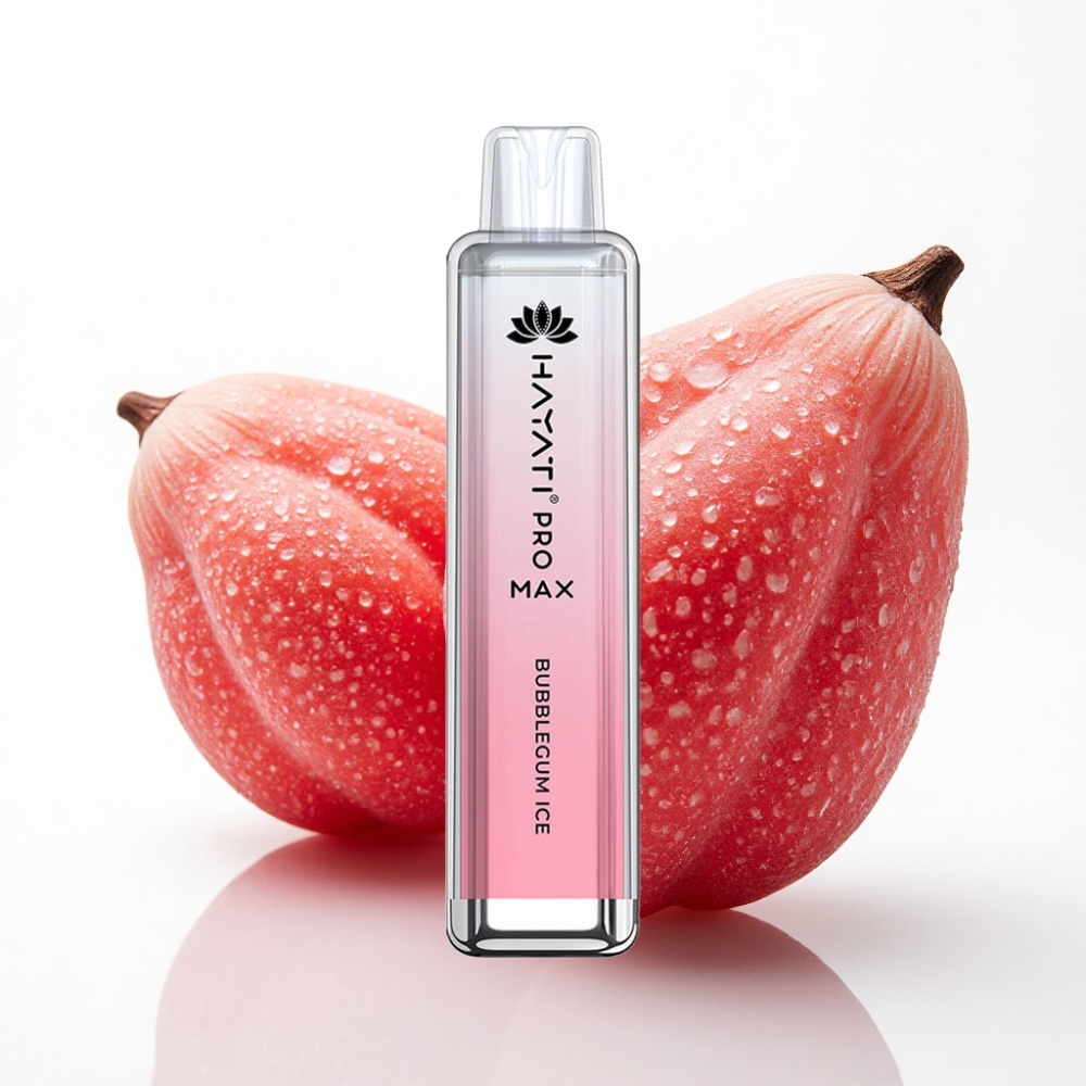 Hayati Pro Max 4000 Puffs Şeffaf Çilekli Sakız Buz Disposable Vape
