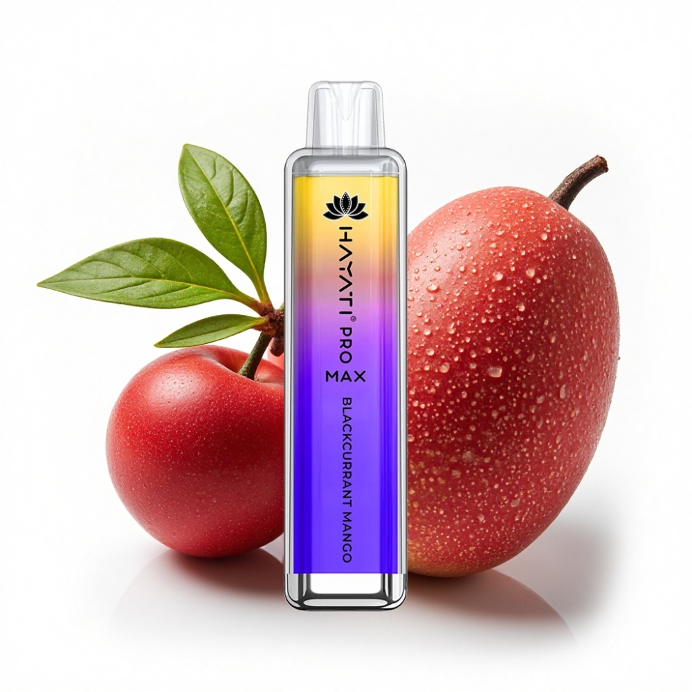 Hayati Pro Max 4000 Puffs Çekmeyle Aktif Rechargeable Böğürtlen Mango Disposable Vape