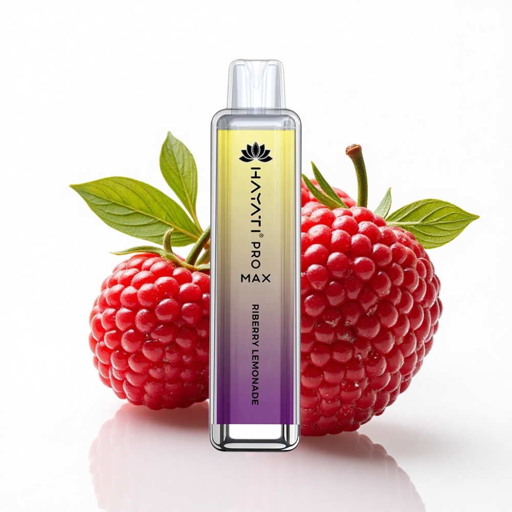 Hayati Pro Max 4000 Puffs Çift 1.1 Ohm Mesh Coil Riberry Limon Aromalı Disposable Vape