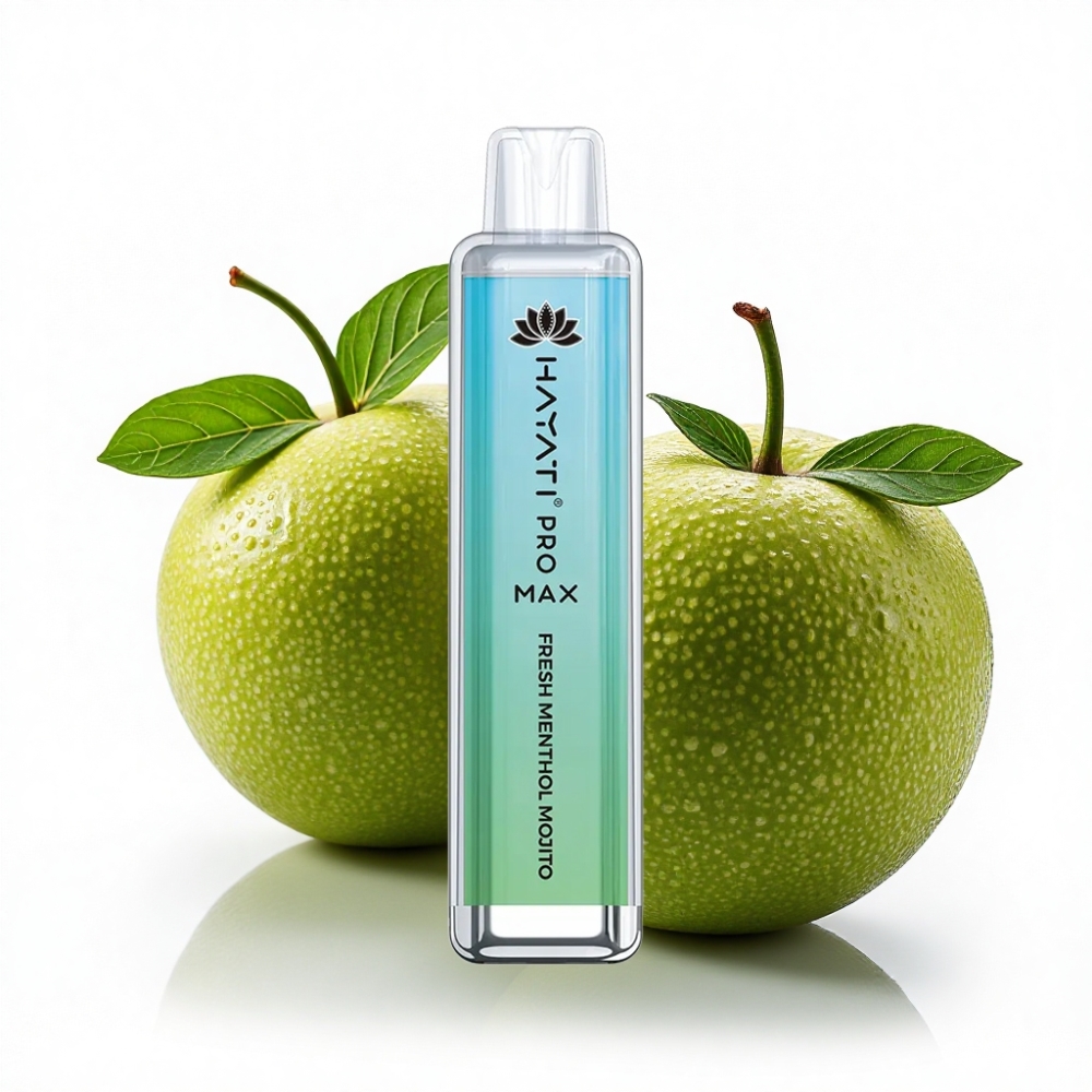 Hayati Pro Max 4000 Puffs Çift 1.1 Ohm Mesh Coil Taze Naneli Mojito