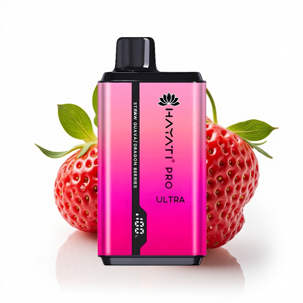 Hayati Pro Ultra 15000 Puff 24ml Çilek Guava Ejder Meyveleri
