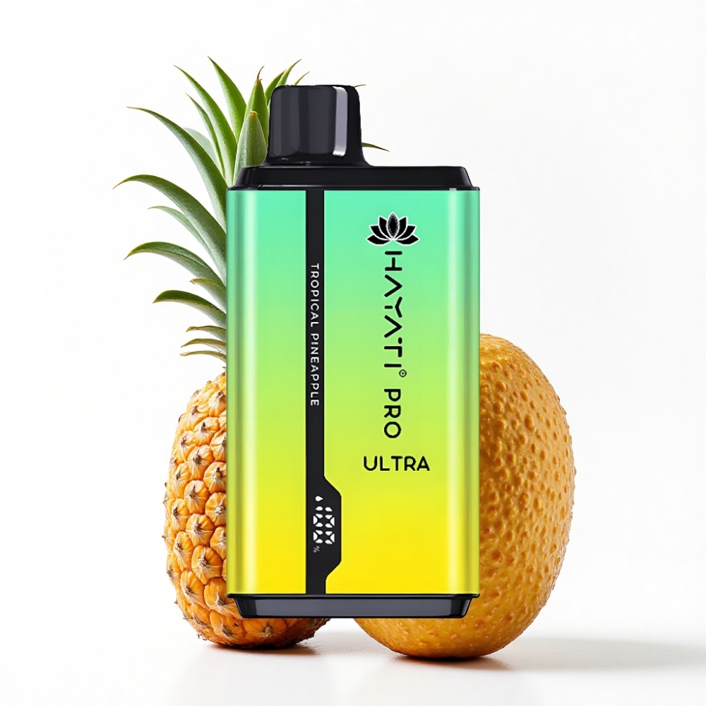 Hayati Pro Ultra 15000 Puff 2×12ml Tropikal Ananas Aromalı
