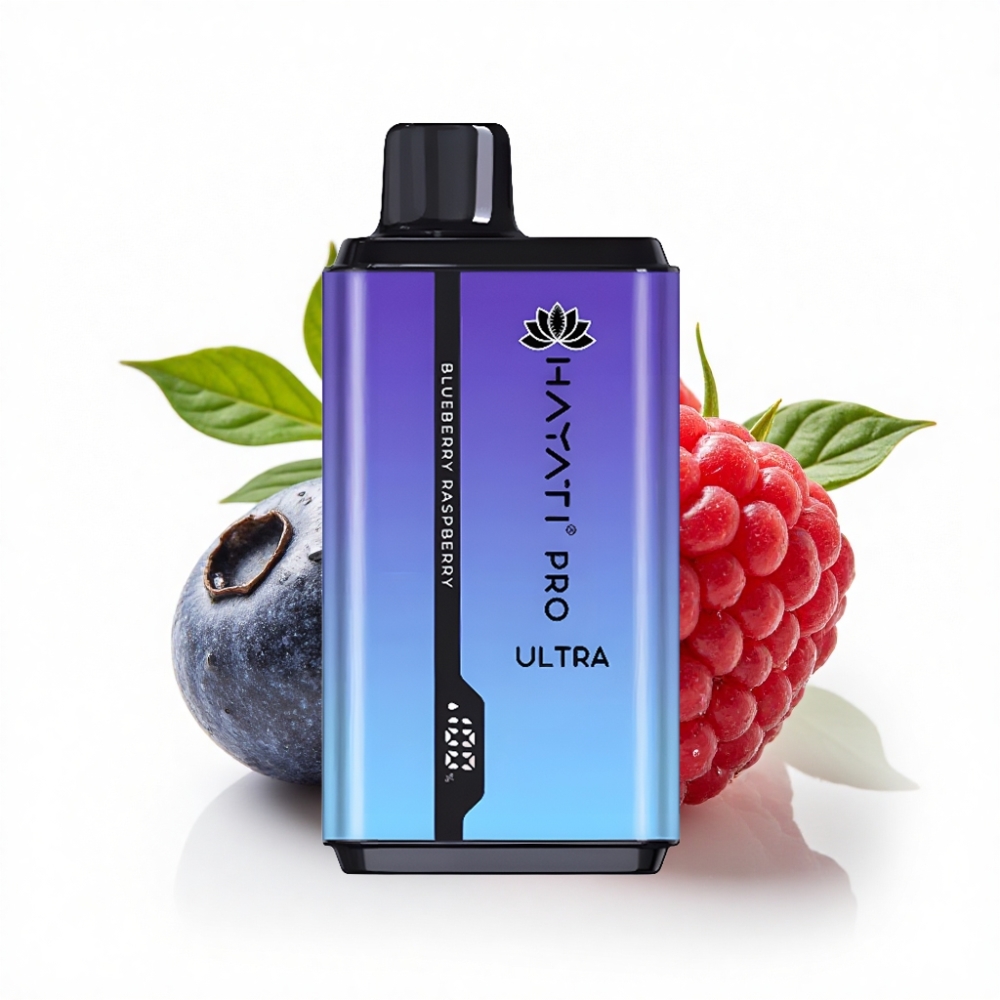 Hayati Pro Ultra 15000 Puff 850mAh Ahududu Böğürtlen Aromalı