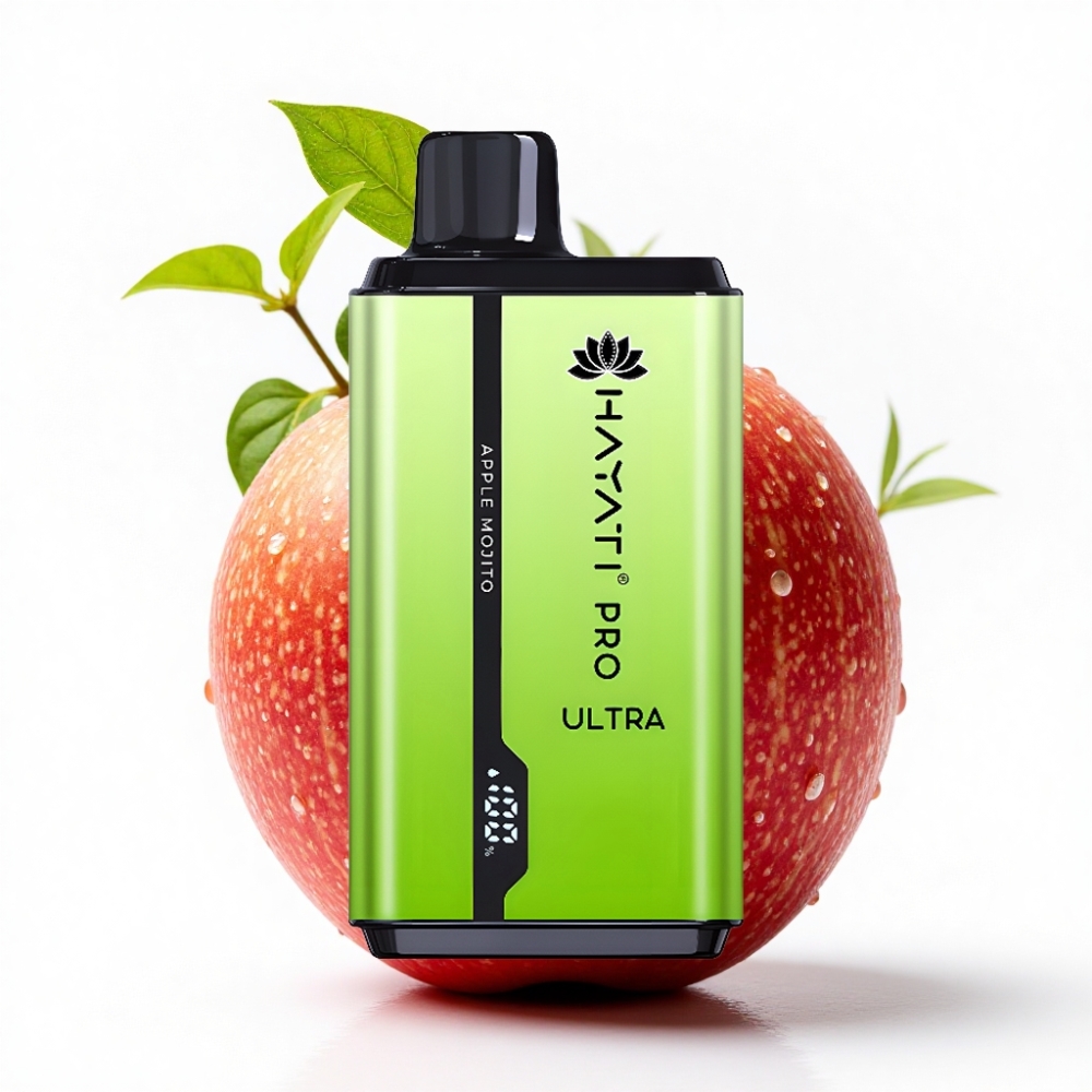 Hayati Pro Ultra 15000 Puff Elma Mojito Aromalı 2×12ml