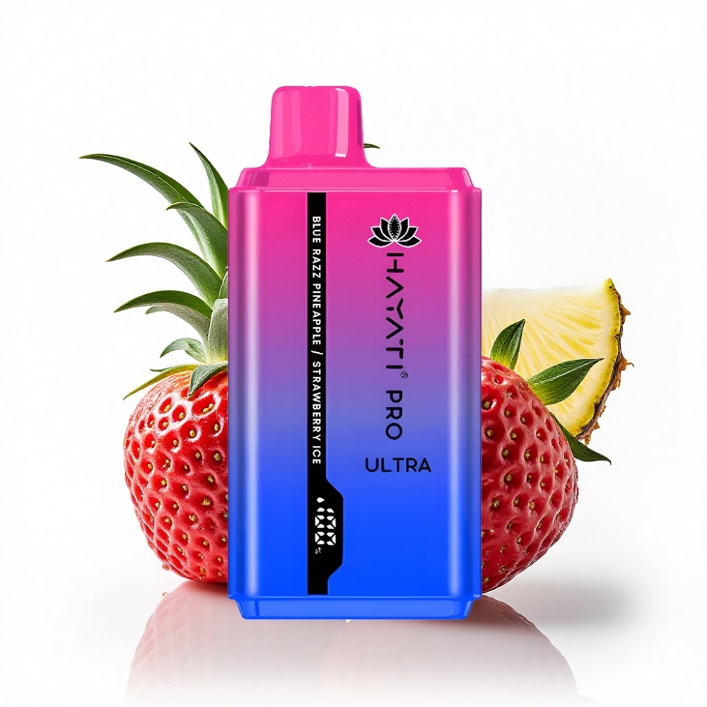 Hayati Pro Ultra 15000 Puff Mavi Ahududu Ananas Çilek Buz 2×12ml