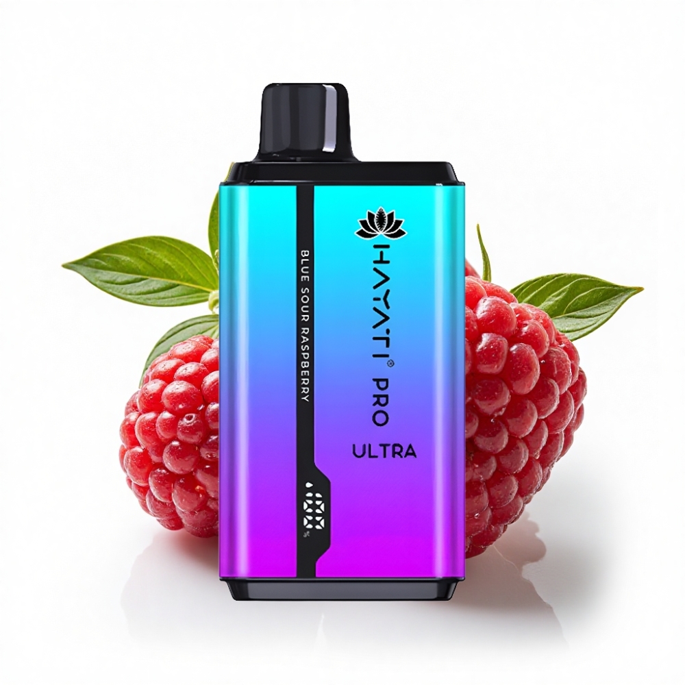 Hayati Pro Ultra 15000 Puff Mavi Böğürtlen Ahududu Naneli Mentollü