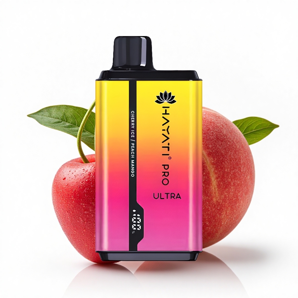 Hayati Pro Ultra 15000 Puffs 24ml Kiraz Buzlu Şeftali Mango