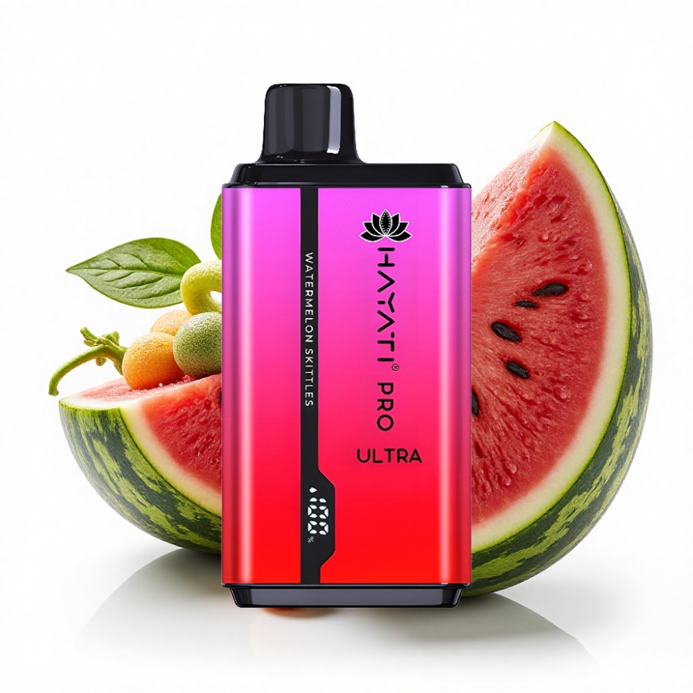 Hayati Pro Ultra 15000 Puffs 2×12ml Kavunlu Şeker Aroması