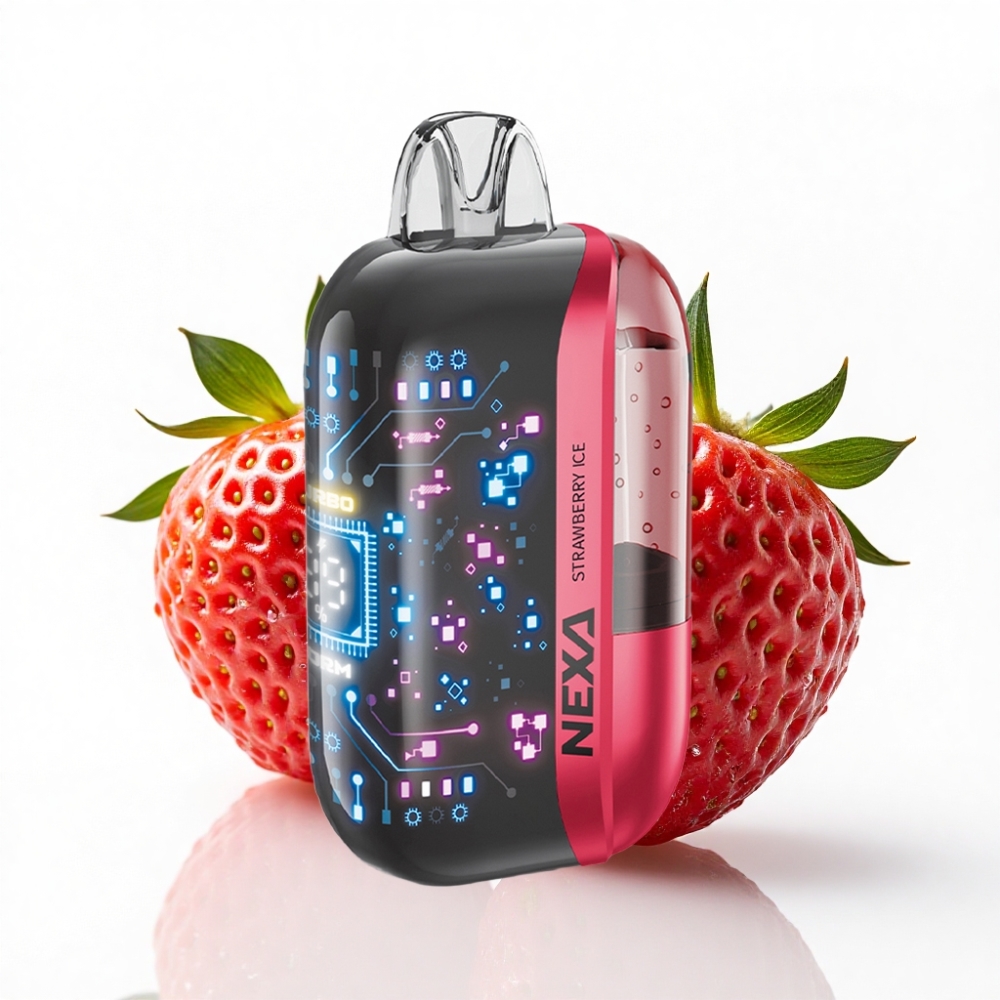 NEXA Ultra 50000 Puff 20ml Çilek Buz Disposable Vape 800mAh