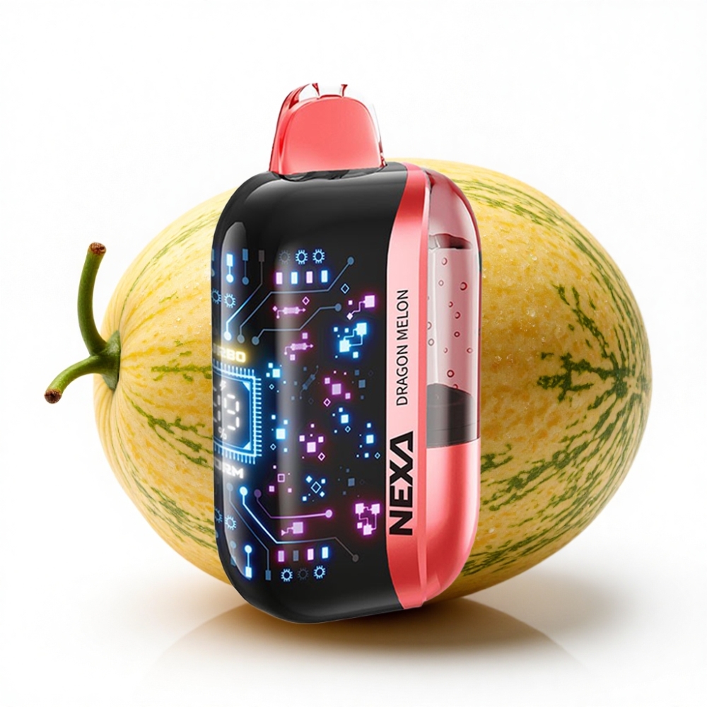 NEXA Ultra 50000 Puff Dragon Kavunlu 20ml 3d Curved Screen Disposable Vape