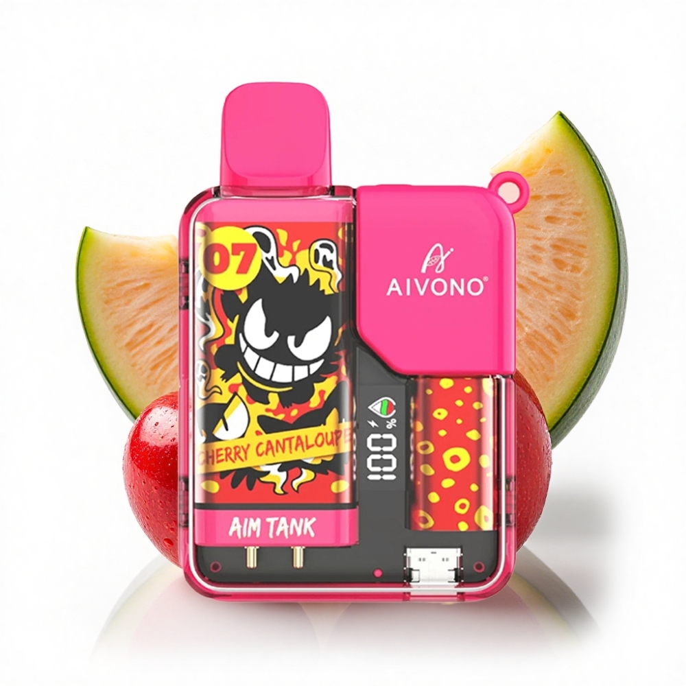 Turkey bulk wholesale Aivono Aim-Tank 9500 Puff 18ml LCD Kiraz Kavun
