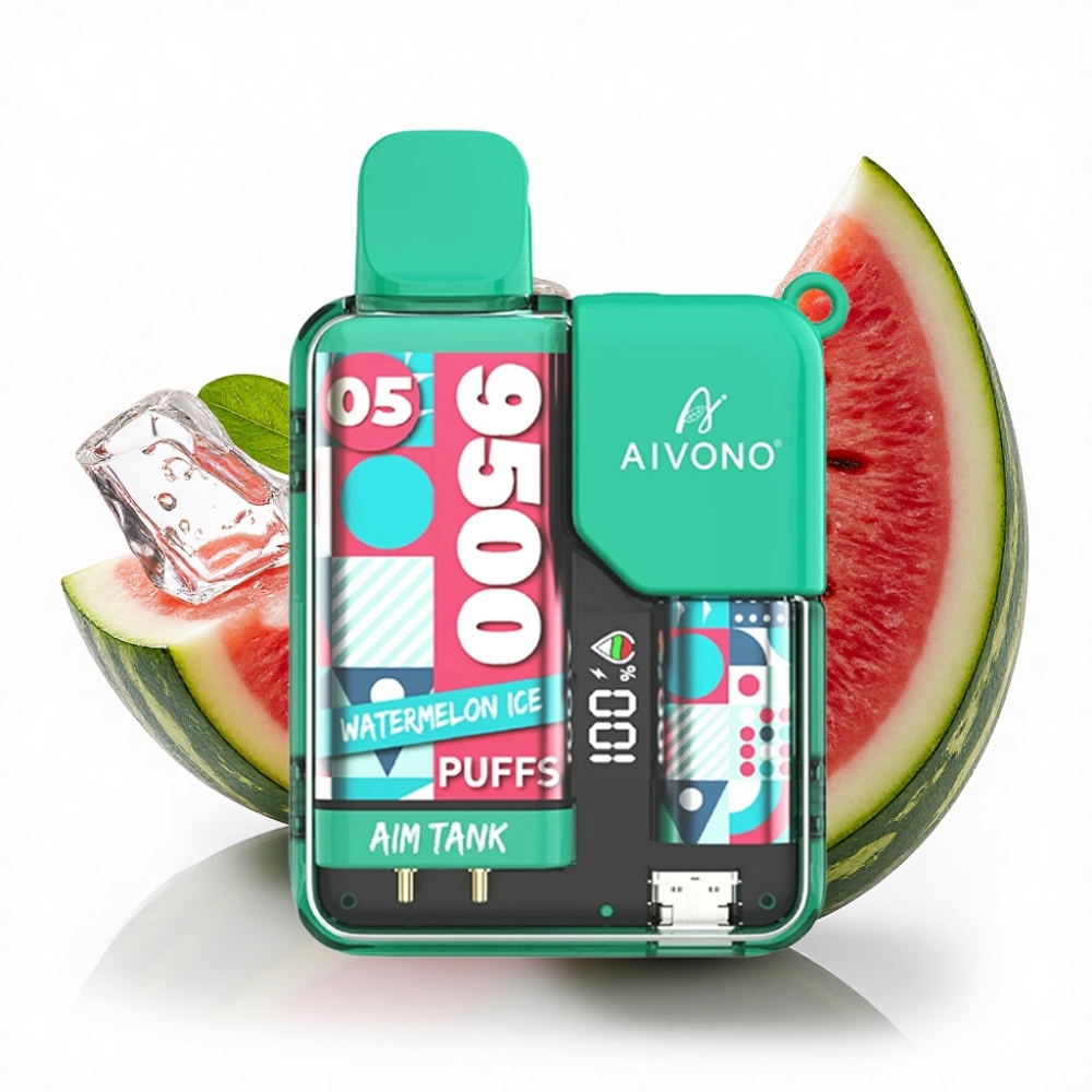 Turkey bulk wholesale Aivono Aim-Tank 9500 Puffs 18ml LCD Karpuz Buz
